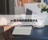 What is the top picture quality of pc