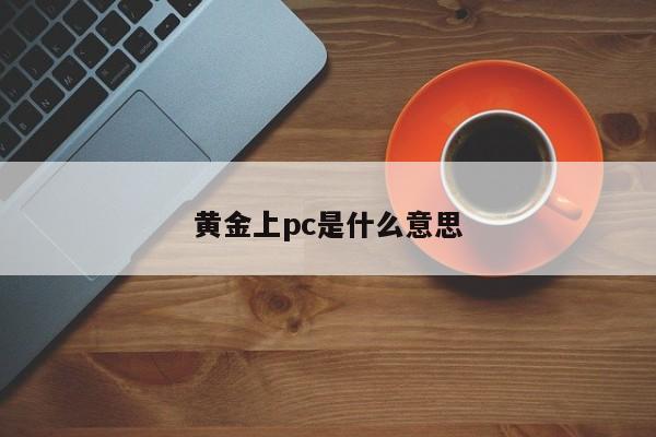 黄金上pc是什么意思